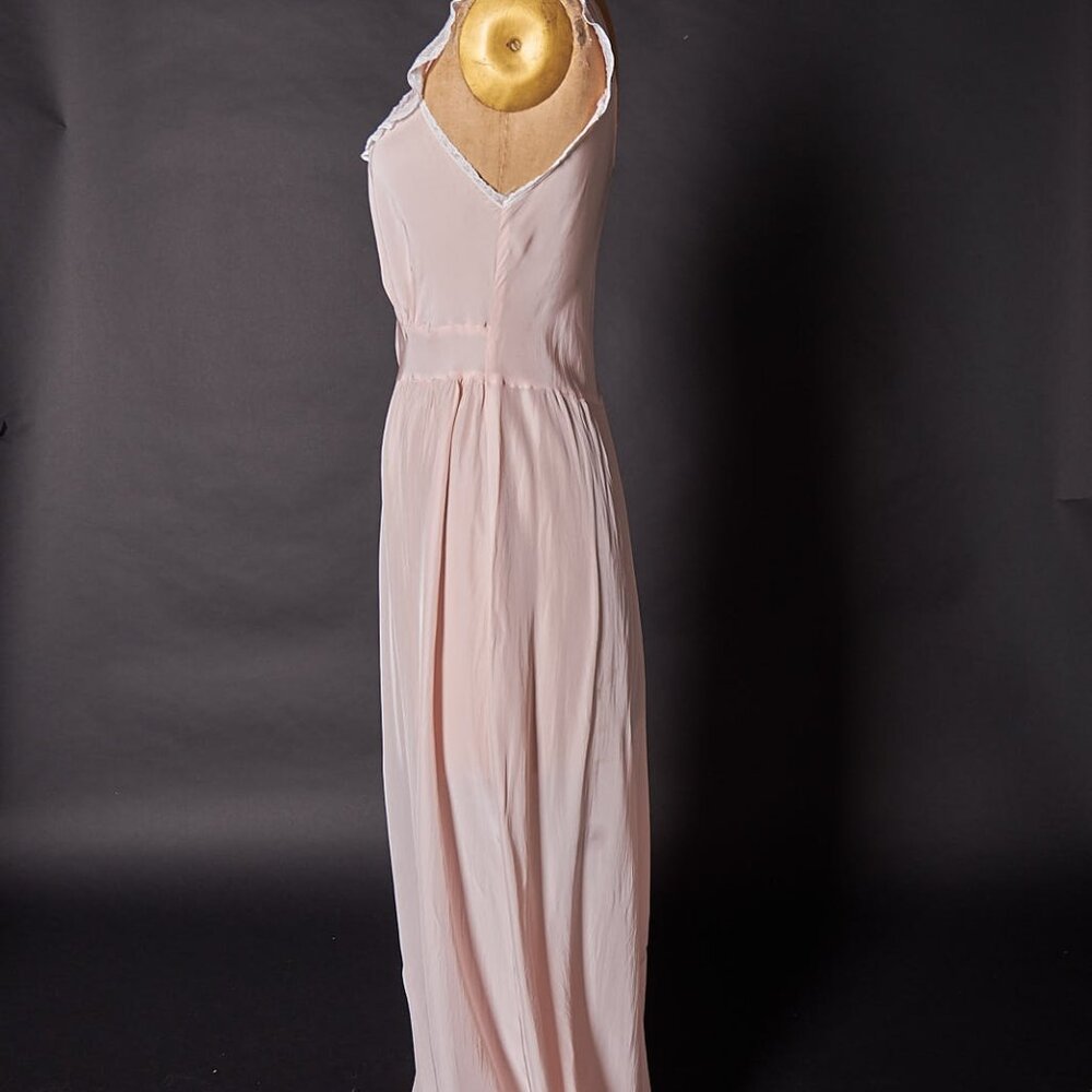Vintage 1930s Seamprufe Nightgown Lingerie Slip Dress